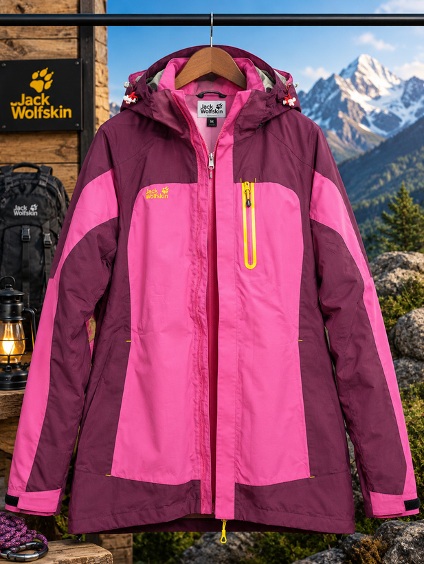 کاپشن دو پوش زنانه برند جک ولف اسکین(jack wolfskin)