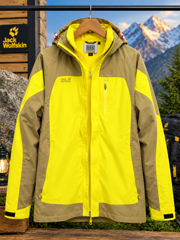 کاپشن دو پوش زنانه برند جک ولف اسکین(jack wolfskin)
